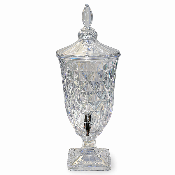 Suqueira de Vidro com Torneira 2 Litros Furta Cor