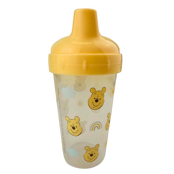 Copo Com Bico Ursinho Pooh Baby Disney 300ml Amarelo