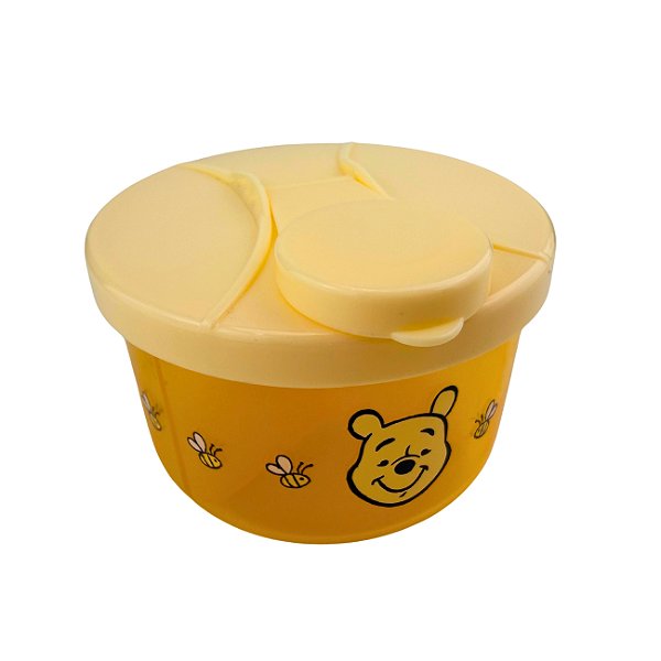 Dosador de Leite em Pó Babay Disney Ursinho Pooh Amarelo