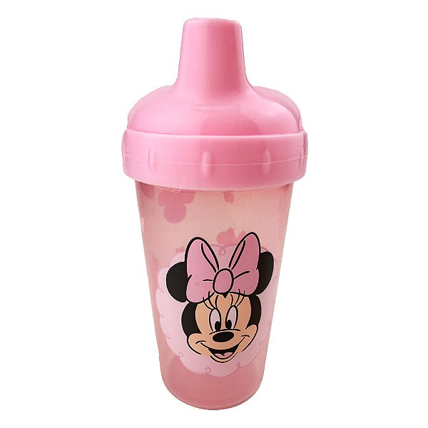 Copo Com Bico Minnie Baby Disney 300ml Rosa Claro
