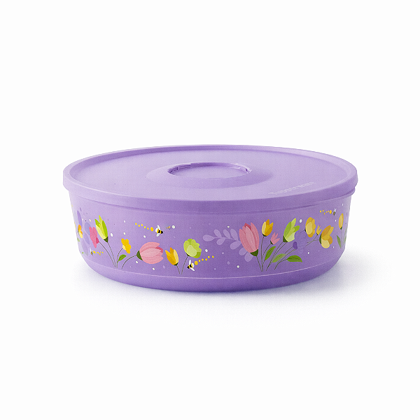 Tupperware Tigela Ilúmina Viva Tulípas 2,5 Litros Lilás