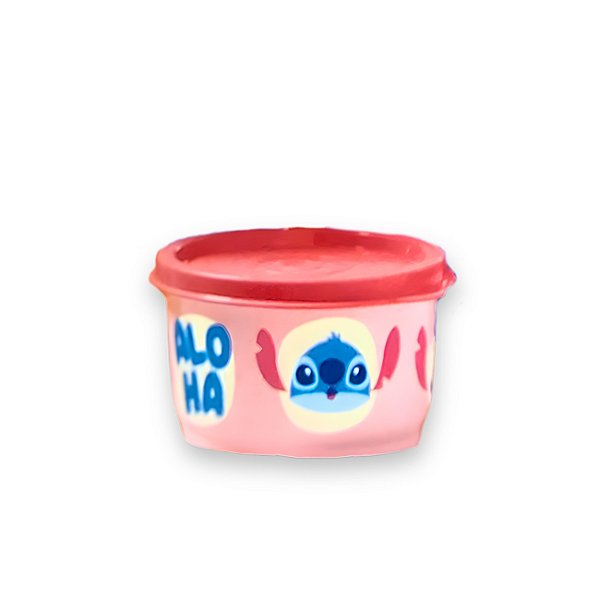 Tupperware Potinho Stitch Ohana 140ml Rosa