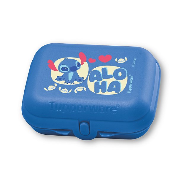 Tupperware Snack Pequeno Stitch Ohana