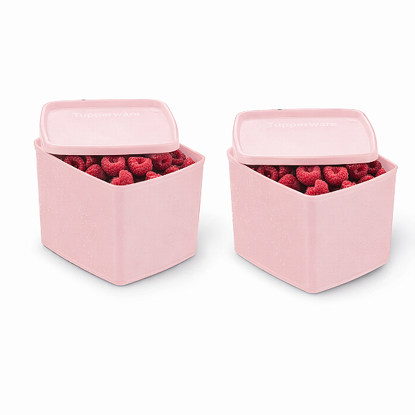 Kit Tupperware Jeitoso 800ml Algodão Doce 2 peças