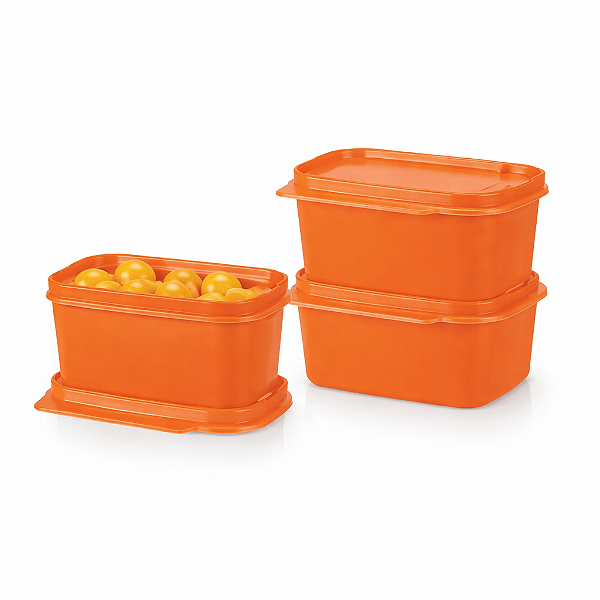 Kit Tupperware Basic Line 160ml Limão e Cravo 3 Peças