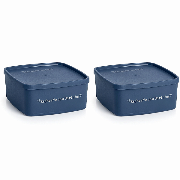 Kit Tupperware Jeitosinho 400ml Recheado de Amor 2 peças