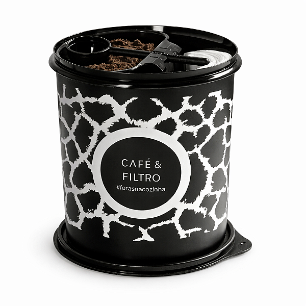 Tupperware Caixa Café e Filtro Feras 500g