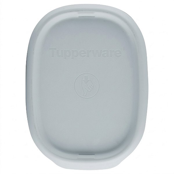 Tampa Toque + 1 Touch Fresh Oval Cinza Tupperware