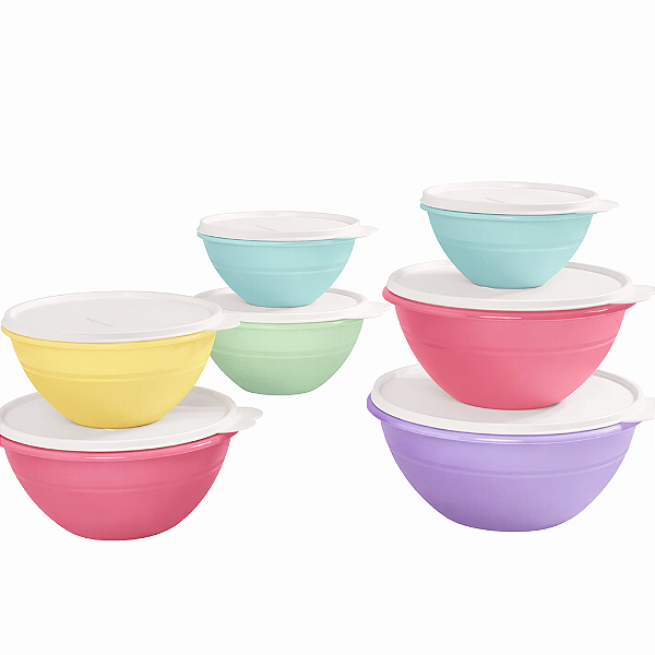 Kit Tupperware PDA 05/2026 Tigela Maravilhosa 7 peças