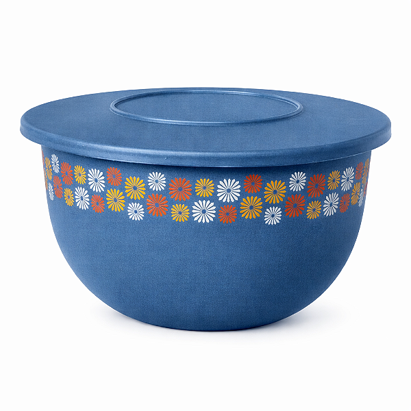 Tupperware Tigela Murano 80 anos 2,5 Litros Azul
