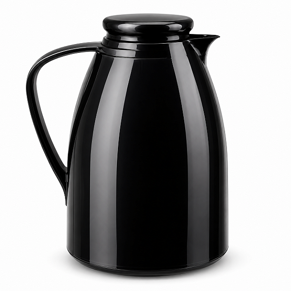 Bule Térmico Termolar Preto 1 litro Infusor Chá Luna