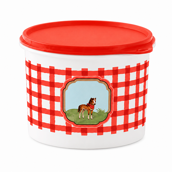 Tupperware Tupper Caixa Cavalo da Roça 1,7 litro