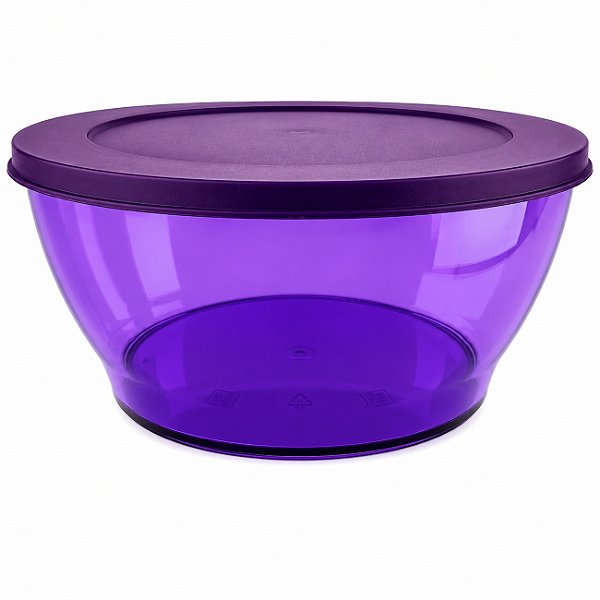 Tupperware Tigela Clear 2,4 litros Roxa