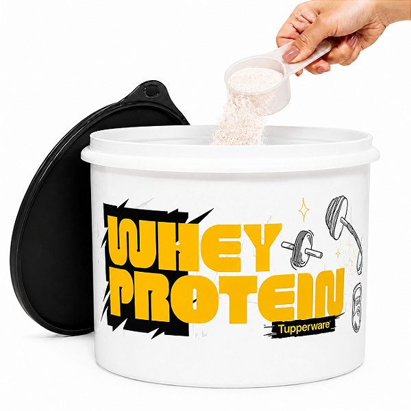 Tupperware Tupper Caixa Whey Dose Diária 1kg