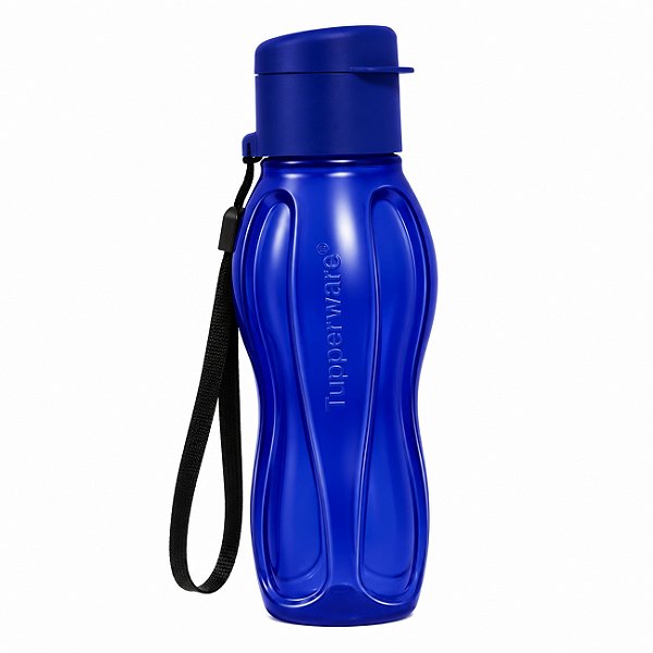 Garrafa Tupperware Eco Tupper 310ml Plus Azul Mar Profundo