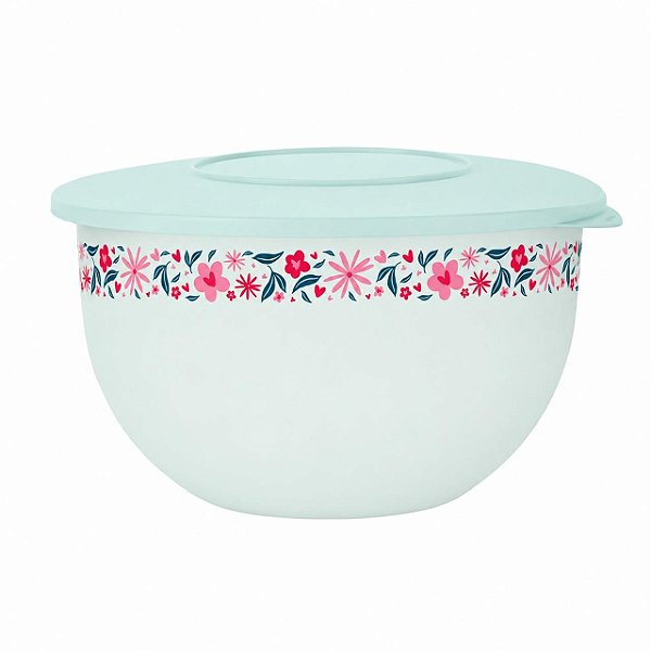 Tupperware Tigela Murano Pétalas 2,5 litros Verde Claro