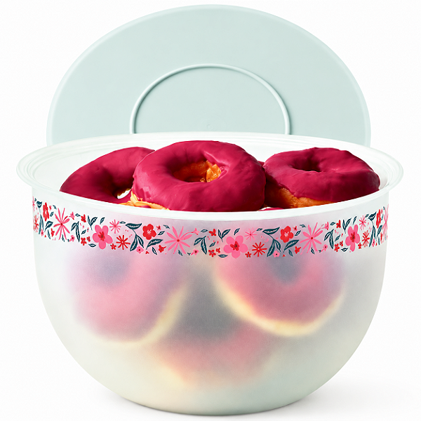 Tupperware Tigela Murano Pétalas 4,3 litros Verde Claro
