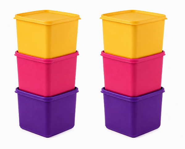 Kit Tupperware Jeitoso 800ml 6 peças