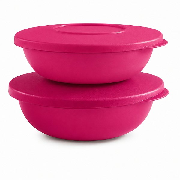 Kit Tupperware Tigela Pragela Murano Beijo 400ml 2 peças