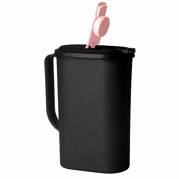 Tupperware Jarra Perfeita 1,8 litro Preta e Rosa Algodão Doce