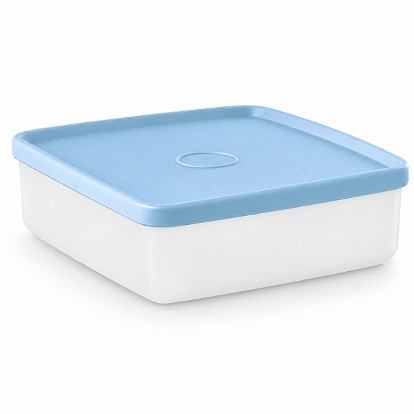 Tupperware Refri Box 400ml Transparente e Azul