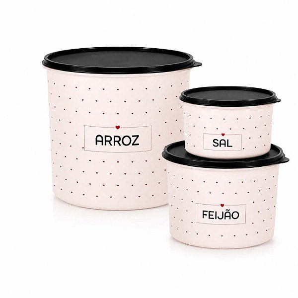 Kit Tupperware Caixa Simone Mendes 3 peças