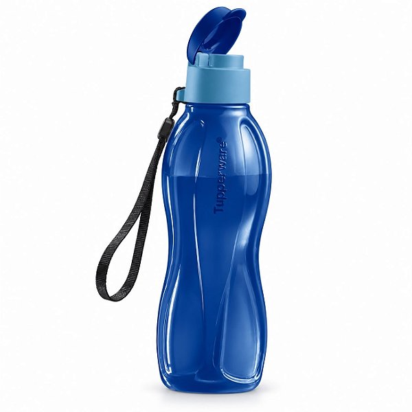 Garrafa Tupperware Eco Tupper Plus 500ml Azul Mar Profundo