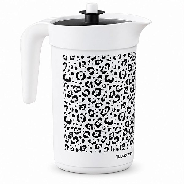 Tupperware A Jarra Ilúmina Feras 2 litros Branco e Preto