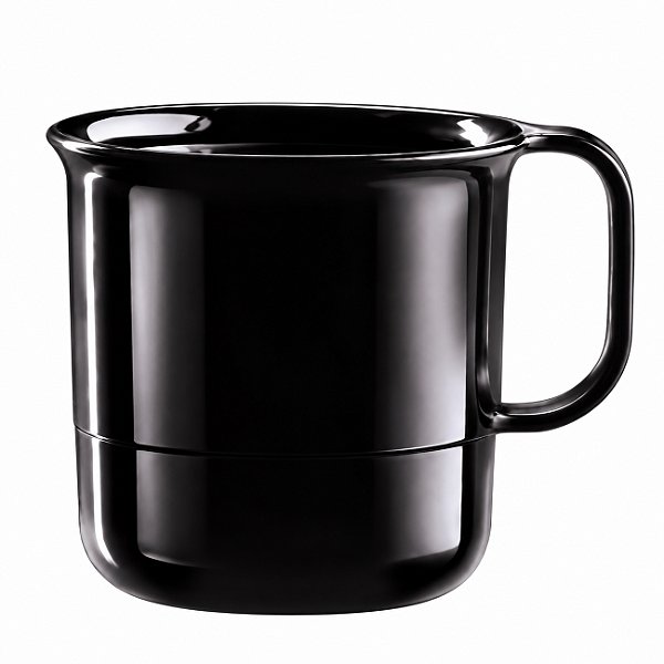 Tupperware Caneca Preta 350ml