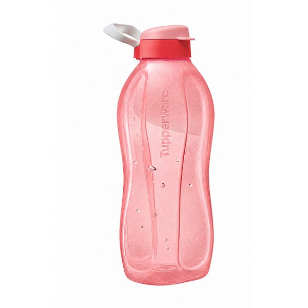 Garrafa Tupperware Eco Tupper Plus 2 litros Rosé Centilante