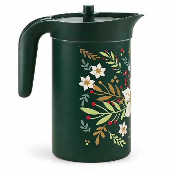 Tupperware A Jarra Ilúmina 2 litros Folhas de Ouro Verde