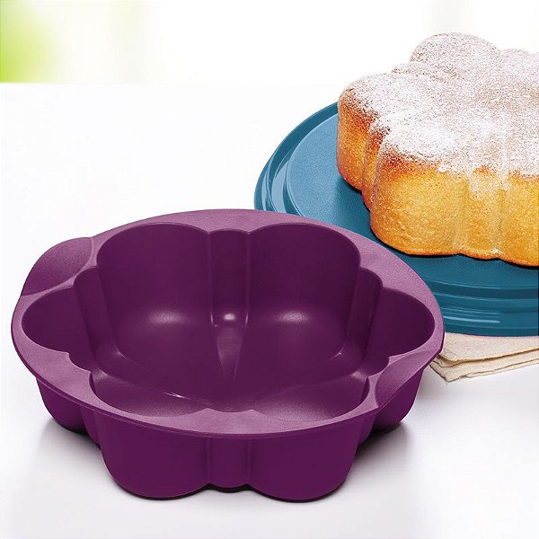 Tupperware Forma de Silicone Flor 1,5 litro