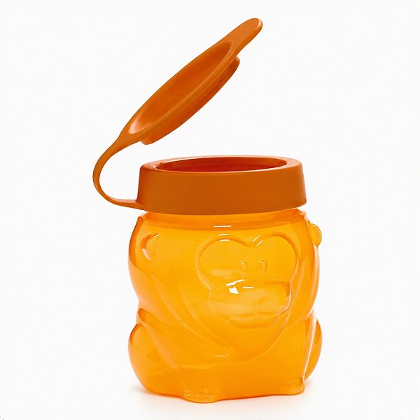 Tupperware Tupper Snack Leãozinho 300ml Laranja