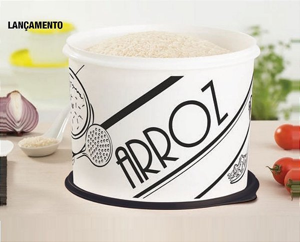 Tupperware Caixa Arroz 5kg PB Retrô