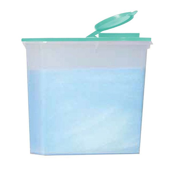 Tupperware  Porta Sabão em Pó 1,7kg Verde