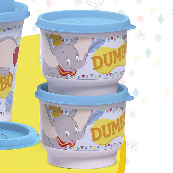Tupperware Potinho Baby Dumbo 140ml Kit 2 peças