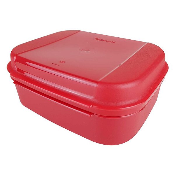 Tupperware Visual Box 1,1 litro Vermelho