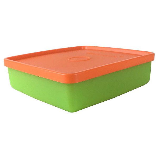 Tupperware Refri Box 400ml Verde e Amarelo