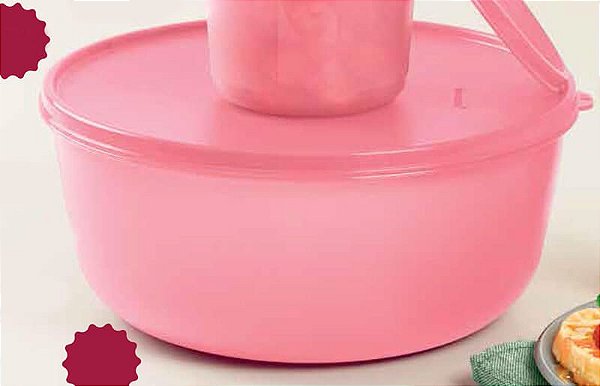 Tupperware Tigela Visual 4 Litros Rosa