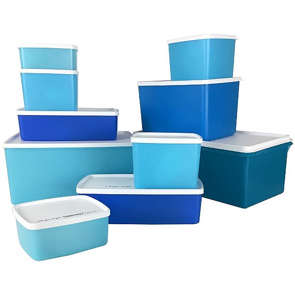 Tupperware PDA 02/2020 Jeitosos Freezer Nível 3 kit 10 peças