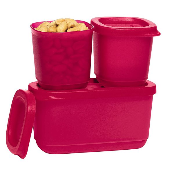 Tupperware Refri Line Mini Liick kit 3 Peças