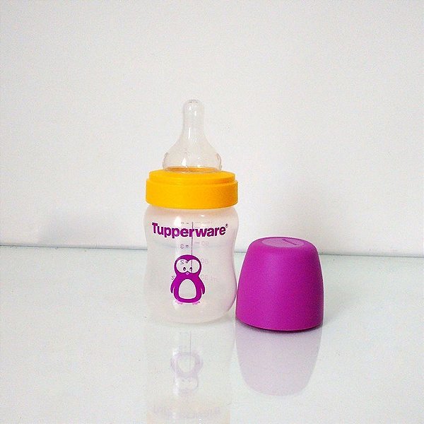 Tupperware Mamadeira Infantil Pinguim 150ml Roxo