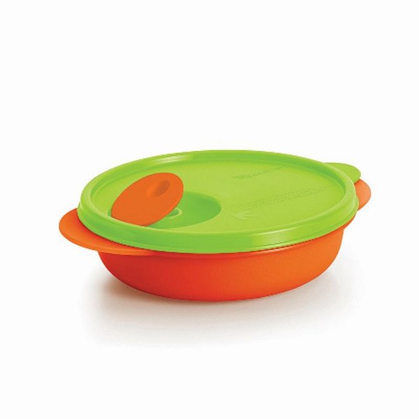 Tupperware Kids Cristalwave 400ml Verde e Laranja