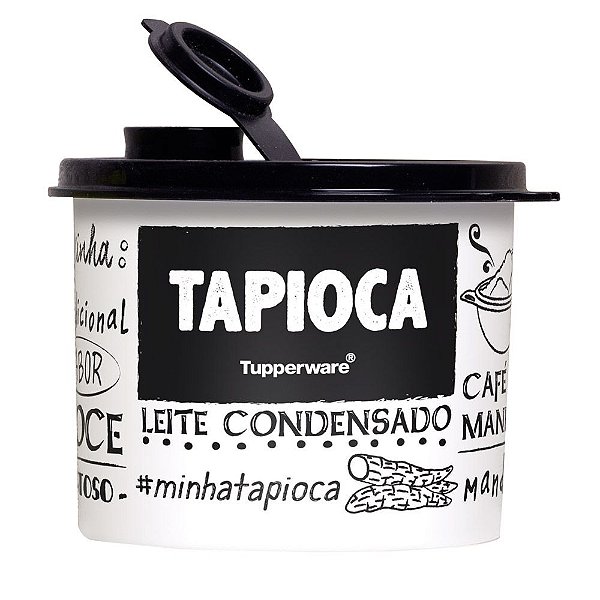 Tupperware Redondinha com Bico Dosador Tapioca PB 300g
