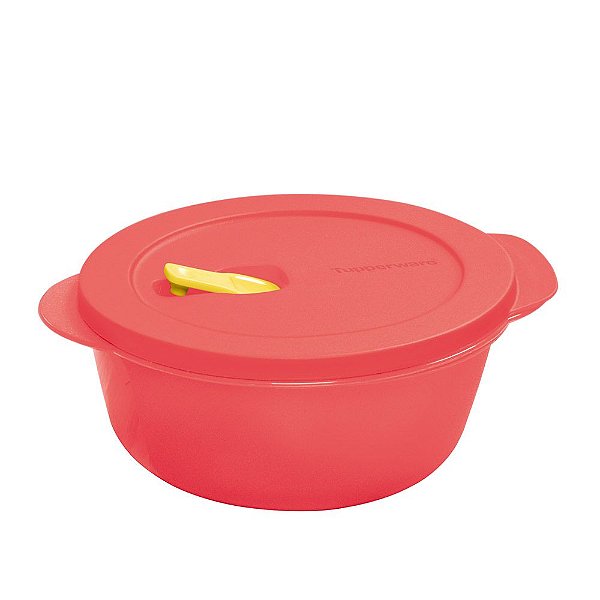 Tupperware Cristalwave Geração II 1,5 Litro Coral