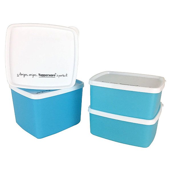 Tupperware PDA 02/2020 Jeitosos Freezer Nível 1 kit 4 peças
