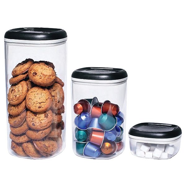 Tupperware Modular Clear kit 3 peças