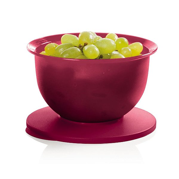 Tupperware Tigela Murano 1,3 Litro Rosa Cereja