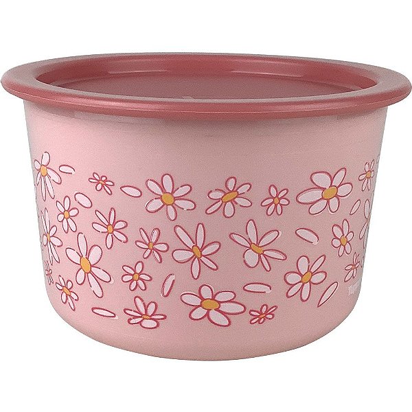Tupperware Mini Instantânea Slim Margaridas 575ml