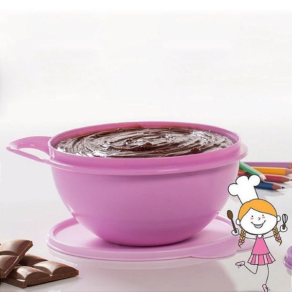 Tupperware Mini Criativa 1,4 litro Rosa Bebê
